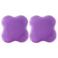 Premium High Density EVA Yoga Kneeling Mat Knee Cushion Set 20cm - Purple, 2pcs