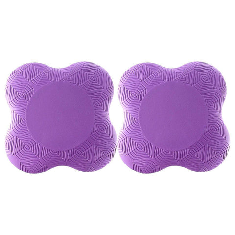 Premium High Density EVA Yoga Kneeling Mat Knee Cushion Set 20cm - Purple, 2pcs
