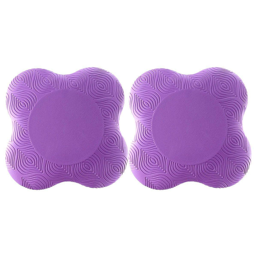 Premium High Density EVA Yoga Kneeling Mat Knee Cushion Set 20cm - Purple, 2pcs