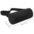 Premium Adjustable Cylindrical Lumbar Support Pillow – Black