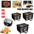 Premium Insulated Food Delivery Bag – Black 16L
