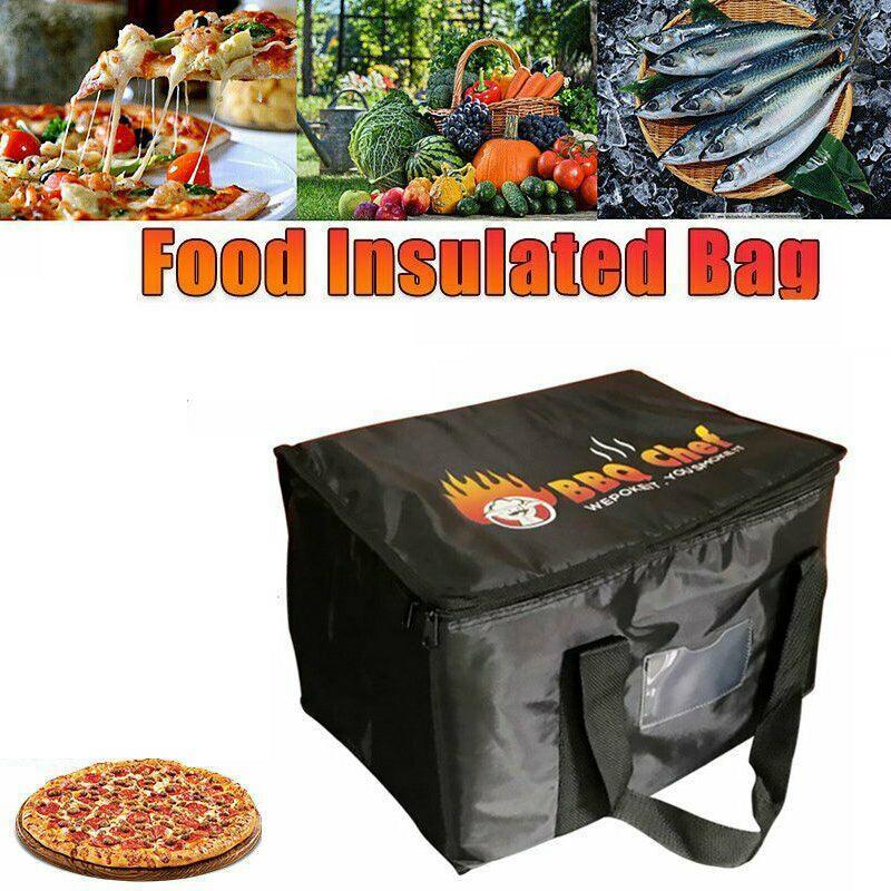 Premium Insulated Food Delivery Bag – Black 16L