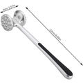 Premium Double-Sided Stainless Steel Meat Tenderising Hammer