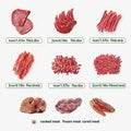 Manual Meat Slicer Cutter, 33.5cm Stainless Steel, Adjustable Thickness, Ergonomic Handle - SuperSaverAU - view 2