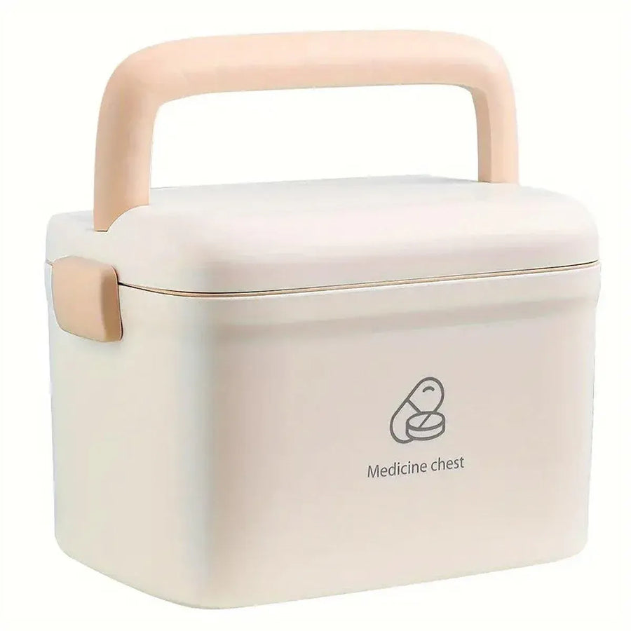 Premium Household Medicine Cabinet First Aid Storage Organiser with Carry Handle