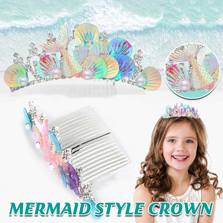 Premium Mermaid Crown Comb Headband Hair Accessory