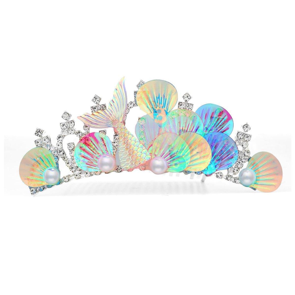 Premium Mermaid Crown Comb Headband Hair Accessory