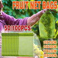 Premium Organza Fruit Protection Net Bags – Green 20 x 30cm, 50 Pack