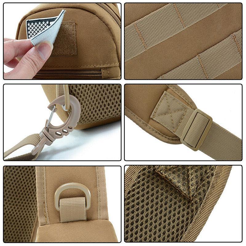 Premium Camouflage Crossbody Sling Bag – Adjustable Strap