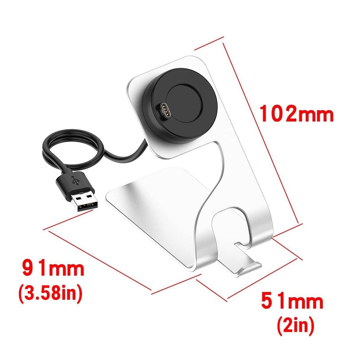 Premium Garmin Fenix 7 and 7S Metal Watch Charger Dock