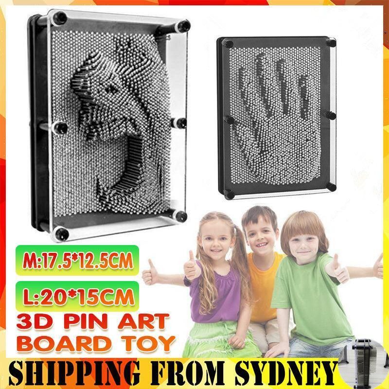 Premium 3D Metal Pin Art Board Toy – Medium 17.5 x 12.5cm