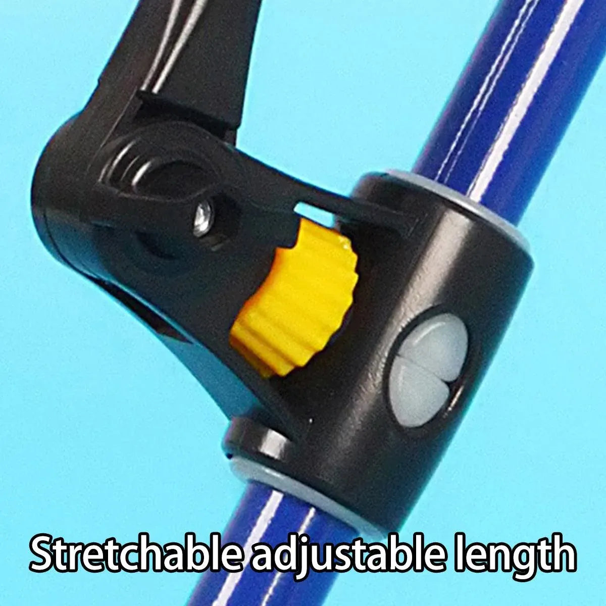 Premium Telescopic Fishing Rod Holder - Black, 240cm