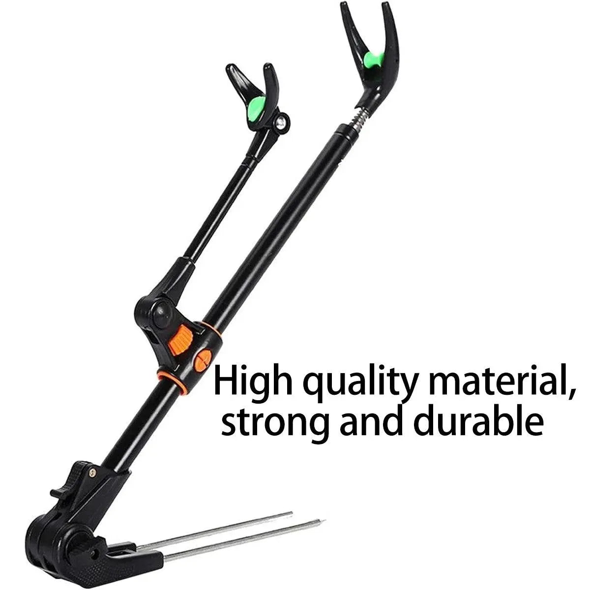 Premium Telescopic Fishing Rod Holder - Black, 240cm