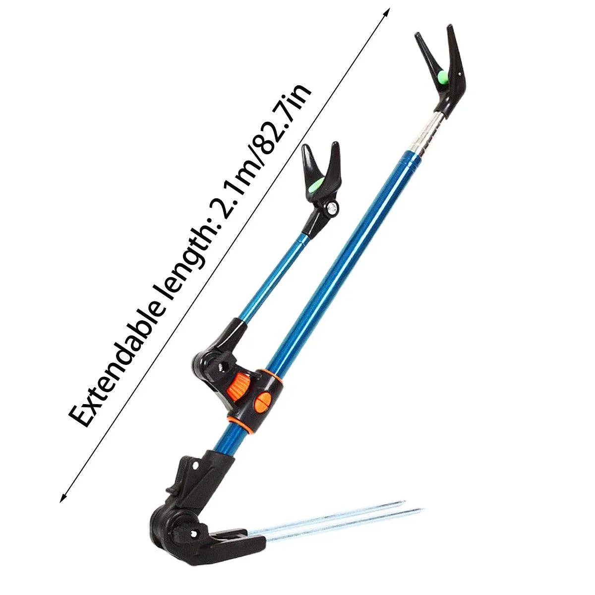 Premium Telescopic Fishing Rod Holder - Black, 240cm