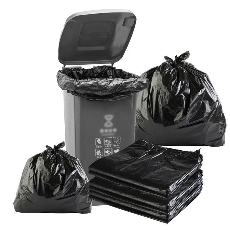 100Pcs Heavy-Duty Black Bin Bags - Durable Waste Refuse Sacks - 120*130cm