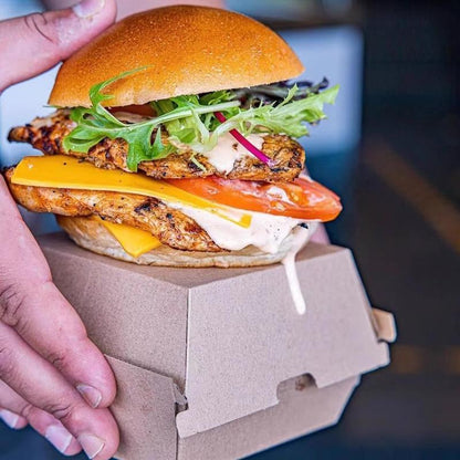 250PCS Cardboard Hot Dog Box - Brown Kraft Packaging