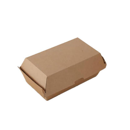 250PCS Cardboard Hot Dog Box - Brown Kraft Packaging