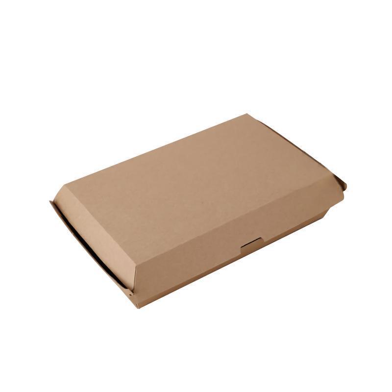250PCS Cardboard Hot Dog Box - Brown Kraft Packaging