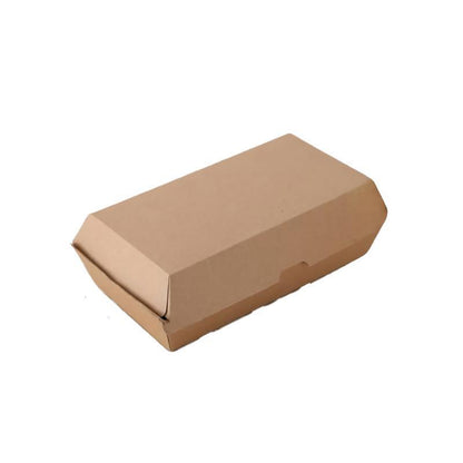 250PCS Cardboard Hot Dog Box - Brown Kraft Packaging