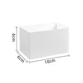 250PCS Decorative Sandwich Packaging Boxes - Breakfast Size - White - SuperSaverAU - view 3