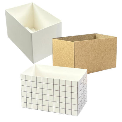 250PCS Decorative Sandwich Packaging Boxes - Breakfast Size - Black/White
