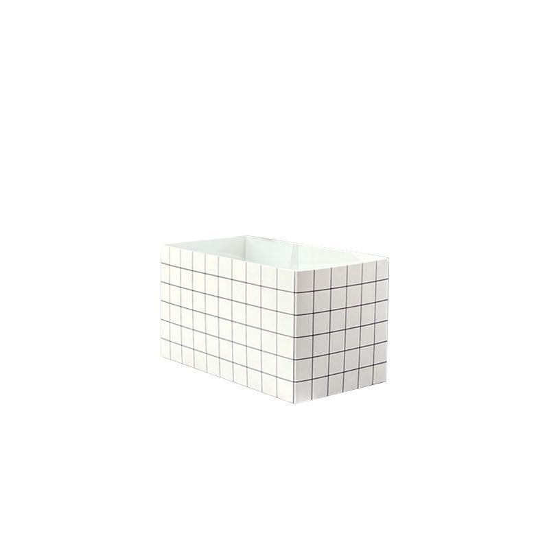 250PCS Decorative Sandwich Packaging Boxes - Breakfast Size - Black/White