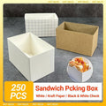 Sandwich Packaging Box - 250PCS L Size - SuperSaverAU - view 1