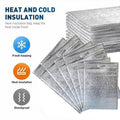Premium Aluminium Foil Insulated Food Storage Bags - 100 Pack, 20 x 30cm