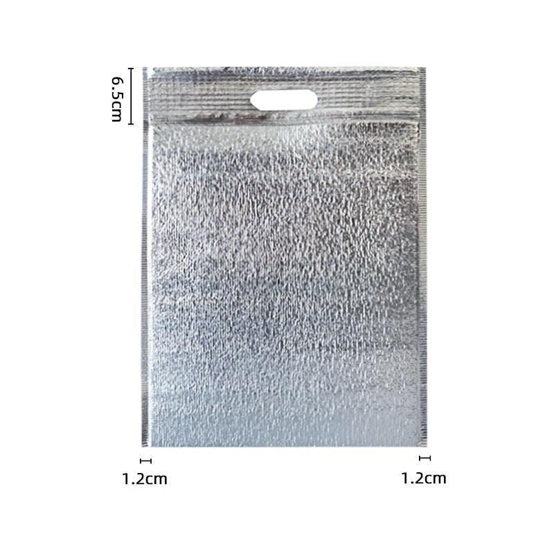 Aluminum Foil Insulated Food Storage Bags - 100PCS, 30*40CM, Thermal & Durable