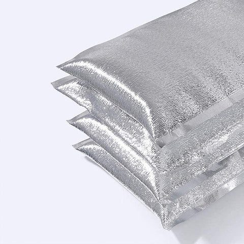 Aluminum Foil Insulated Food Storage Bags - 100PCS, 30*40CM, Thermal & Durable - SuperSaverAU - view 2