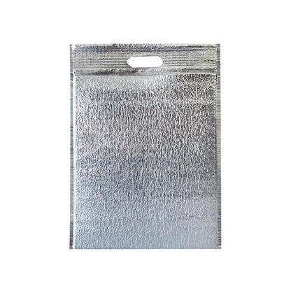 100Pcs Aluminum Foil Insulated Food Storage Bags for Thermal Cooling - 30*40CM-100PCS