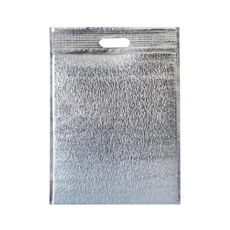 100Pcs Aluminum Foil Insulated Food Storage Bags for Thermal Cooling - 30*40CM-100PCS