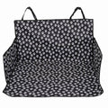 Premium Black Waterproof Pet Travel Hammock Rear Car Cover - Large