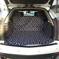 Premium Black Waterproof Pet Travel Hammock Rear Car Cover - Large