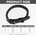 Premium Waterproof PVC Dog Collar Adjustable - Red M