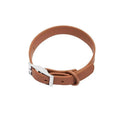 Premium Waterproof PVC Dog Collar Adjustable - Coffee L