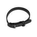Premium Waterproof PVC Dog Collar Adjustable - Black L