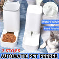 Automatic Pet Dog Cat Food Water Dispenser Feeder, 16.5x28.2x29.5cm, Easy Clean - SuperSaverAU - view 1
