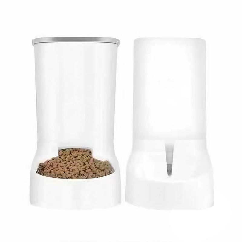 Automatic Pet Dog Cat Food Water Dispenser Feeder, 16.5x28.2x29.5cm, Easy Clean