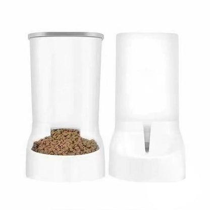 Automatic Pet Dog Cat Food Water Dispenser Feeder, 16.5x28.2x29.5cm, Easy Clean