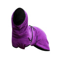 Premium Dog Hooded Jacket Soft Microfiber Coat - Purple 4XL