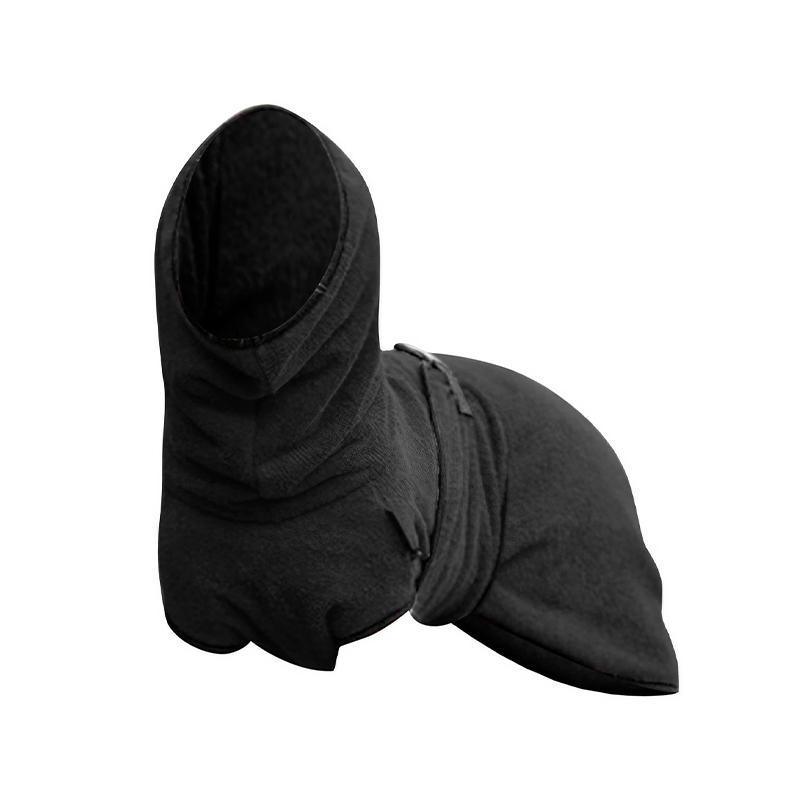 Premium Black Absorbent Microfiber Dog Drying Hoodie Jacket - S