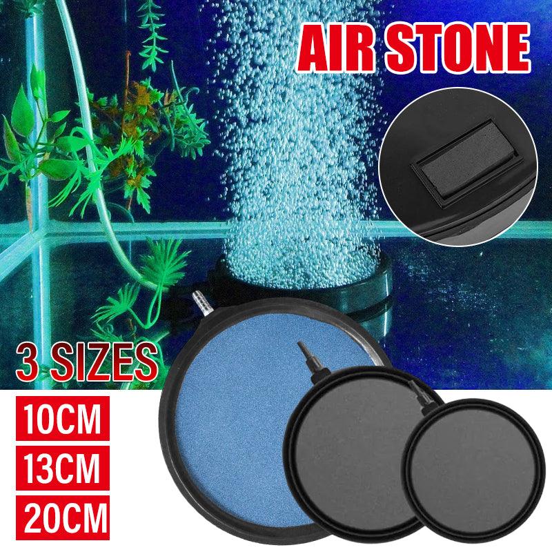 Air Bubble Disk Stone Aquarium Aerator 20cm - Safe Mineral Material, Hydroponics - SuperSaverAU - view 1