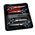 Premium 7 Piece Stainless Steel Pet Grooming Scissors Set with Case