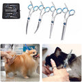 Premium 7 Piece Stainless Steel Pet Grooming Scissors Set with Case