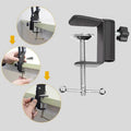 Premium Microphone Boom Arm Desktop Stand with Pop Filter