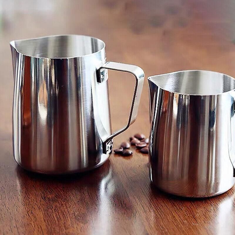 Premium Stainless Steel Milk Frothing Jug – Silver 350ml
