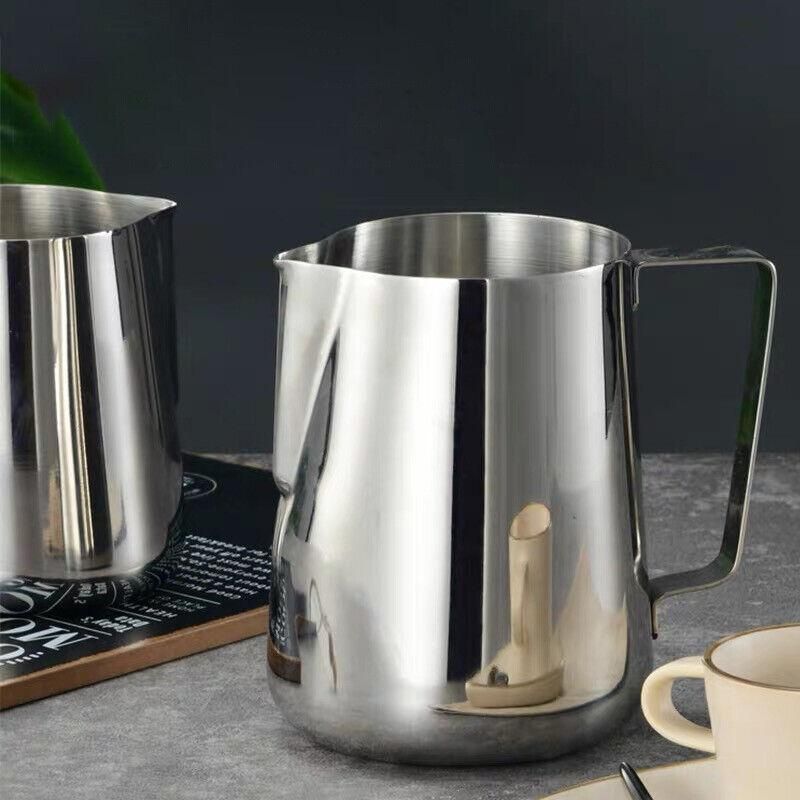 Premium Stainless Steel Milk Frothing Jug – Silver 600ml