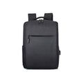 Premium Waterproof Laptop Backpack – Black 1 Zipper with USB Port