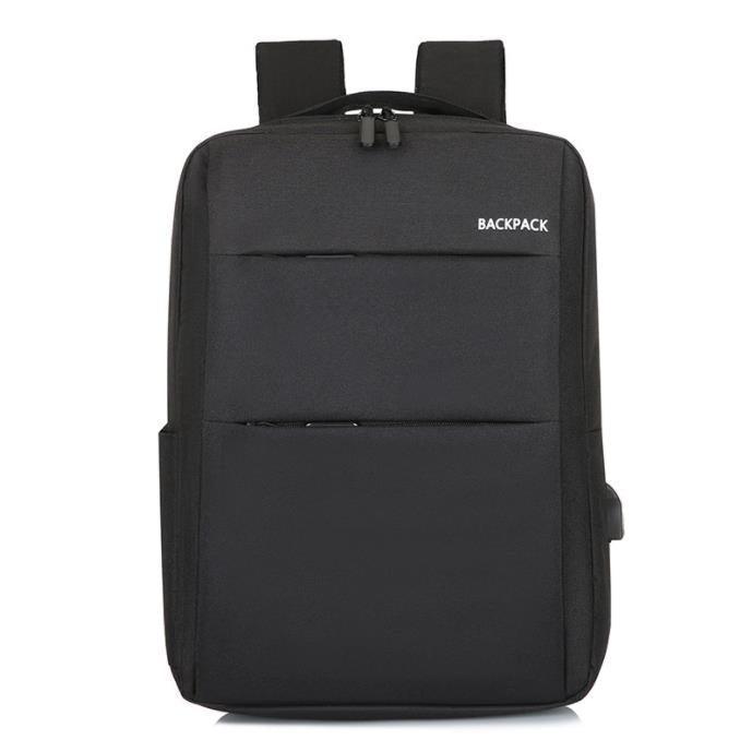 Premium Waterproof Laptop Backpack – Black 1 Zipper with USB Port